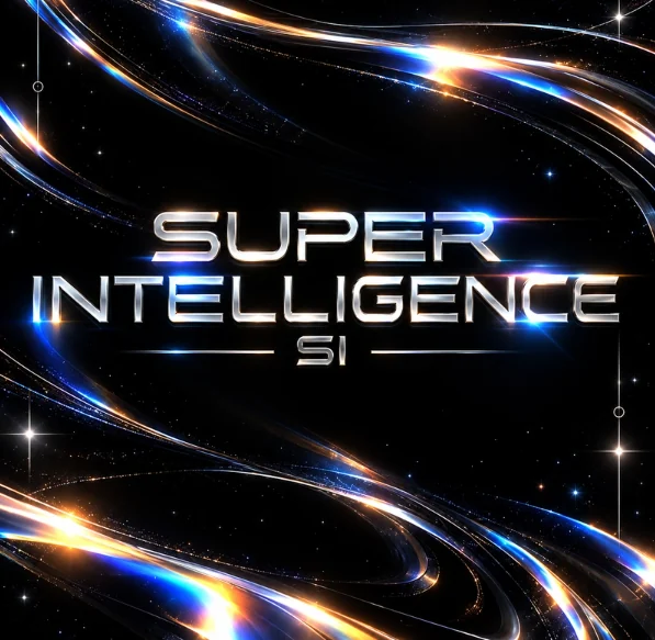 Lightstream square: official Super Intelligence $SI graphic for posts and replies